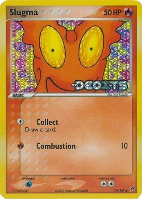 Slugma (74/107) (Stamped) [EX: Deoxys] | Jomio and Rueliete's Cards and Comics