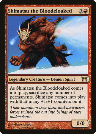 Shimatsu the Bloodcloaked [Champions of Kamigawa] | Jomio and Rueliete's Cards and Comics