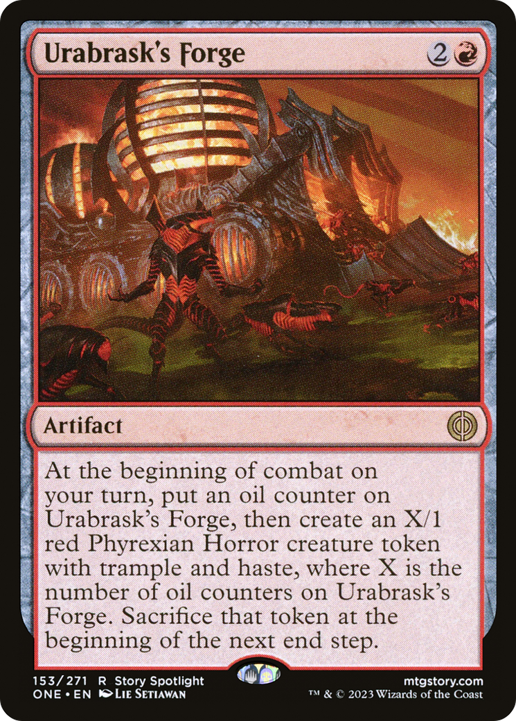 Urabrask's Forge [Phyrexia: All Will Be One] | Jomio and Rueliete's Cards and Comics