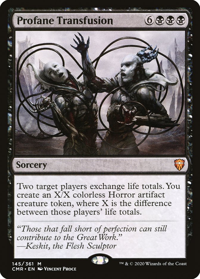 Profane Transfusion [Commander Legends] | Jomio and Rueliete's Cards and Comics