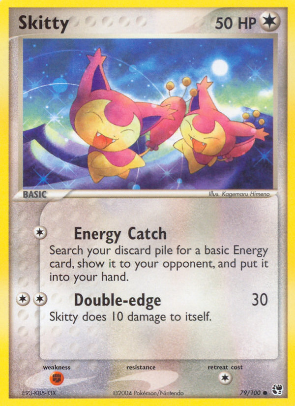 Skitty (79/100) [EX: Sandstorm] | Jomio and Rueliete's Cards and Comics