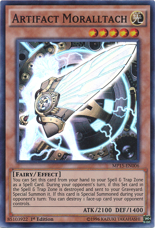 Artifact Moralltach [MP15-EN006] Super Rare | Jomio and Rueliete's Cards and Comics