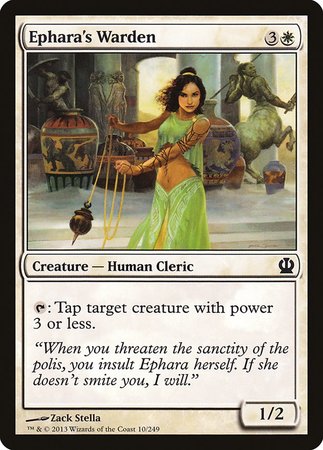 Ephara's Warden [Theros] | Jomio and Rueliete's Cards and Comics
