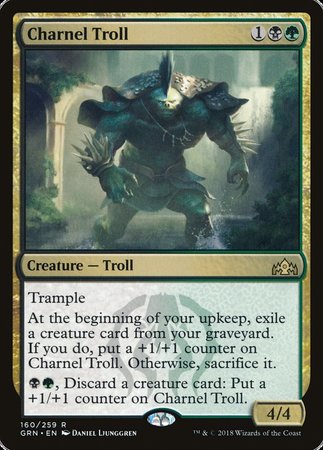 Charnel Troll [Guilds of Ravnica] | Jomio and Rueliete's Cards and Comics