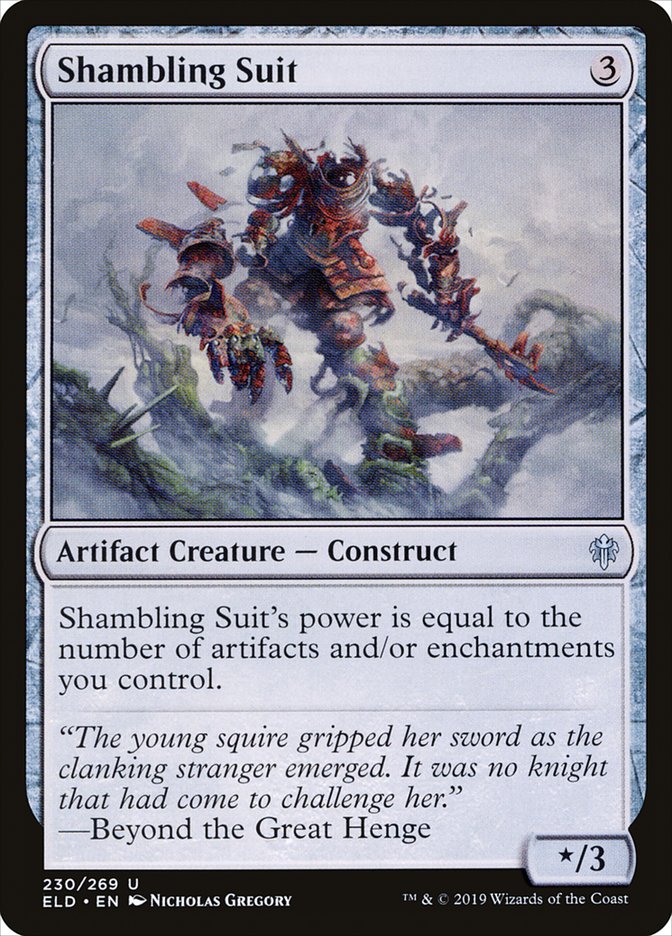 Shambling Suit [Throne of Eldraine] | Jomio and Rueliete's Cards and Comics