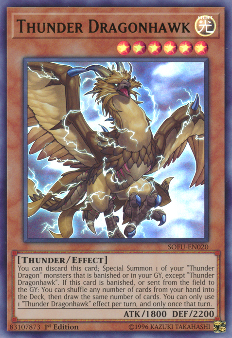 Thunder Dragonhawk [SOFU-EN020] Ultra Rare | Jomio and Rueliete's Cards and Comics
