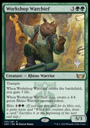 Workshop Warchief (Promo Pack) [Streets of New Capenna Promos] | Jomio and Rueliete's Cards and Comics