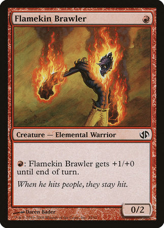 Flamekin Brawler [Duel Decks: Jace vs. Chandra] | Jomio and Rueliete's Cards and Comics