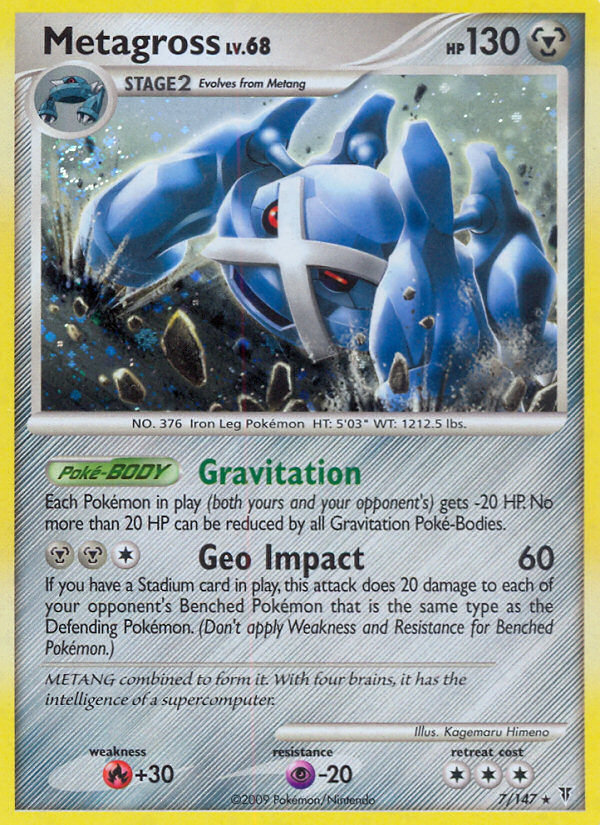 Metagross (7/147) [Platinum: Supreme Victors] | Jomio and Rueliete's Cards and Comics