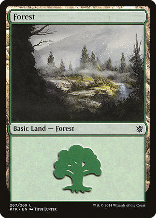 Forest (267) [Khans of Tarkir] | Jomio and Rueliete's Cards and Comics