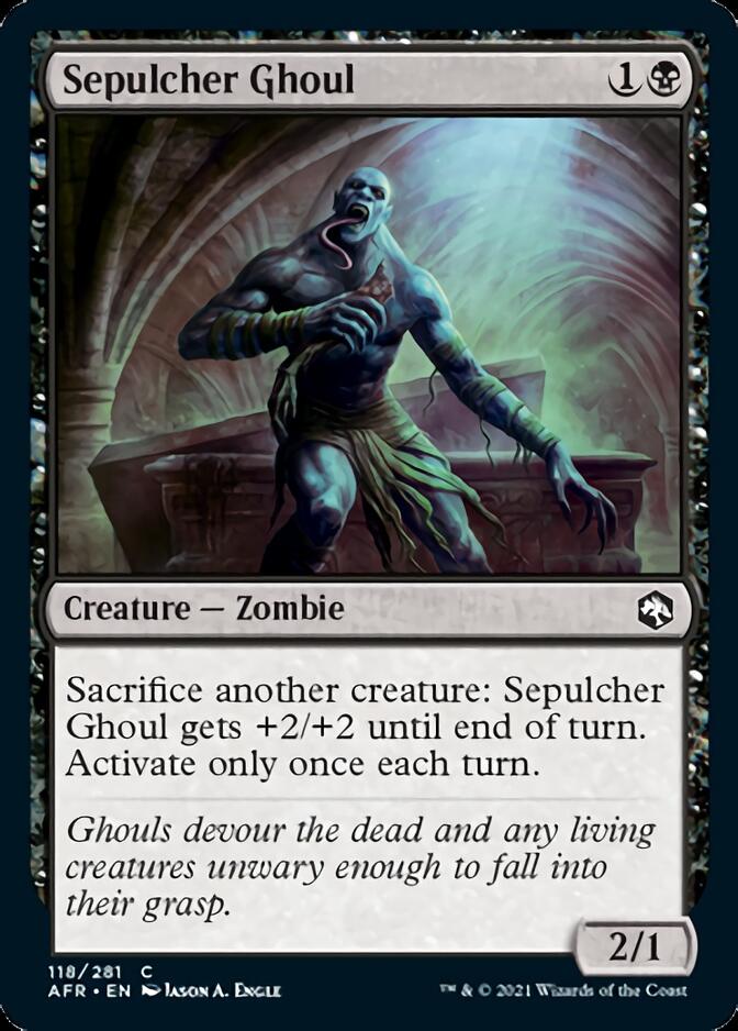 Sepulcher Ghoul [Dungeons & Dragons: Adventures in the Forgotten Realms] | Jomio and Rueliete's Cards and Comics