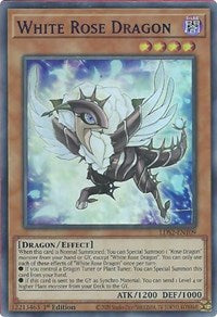White Rose Dragon (Purple) [LDS2-EN109] Ultra Rare | Jomio and Rueliete's Cards and Comics