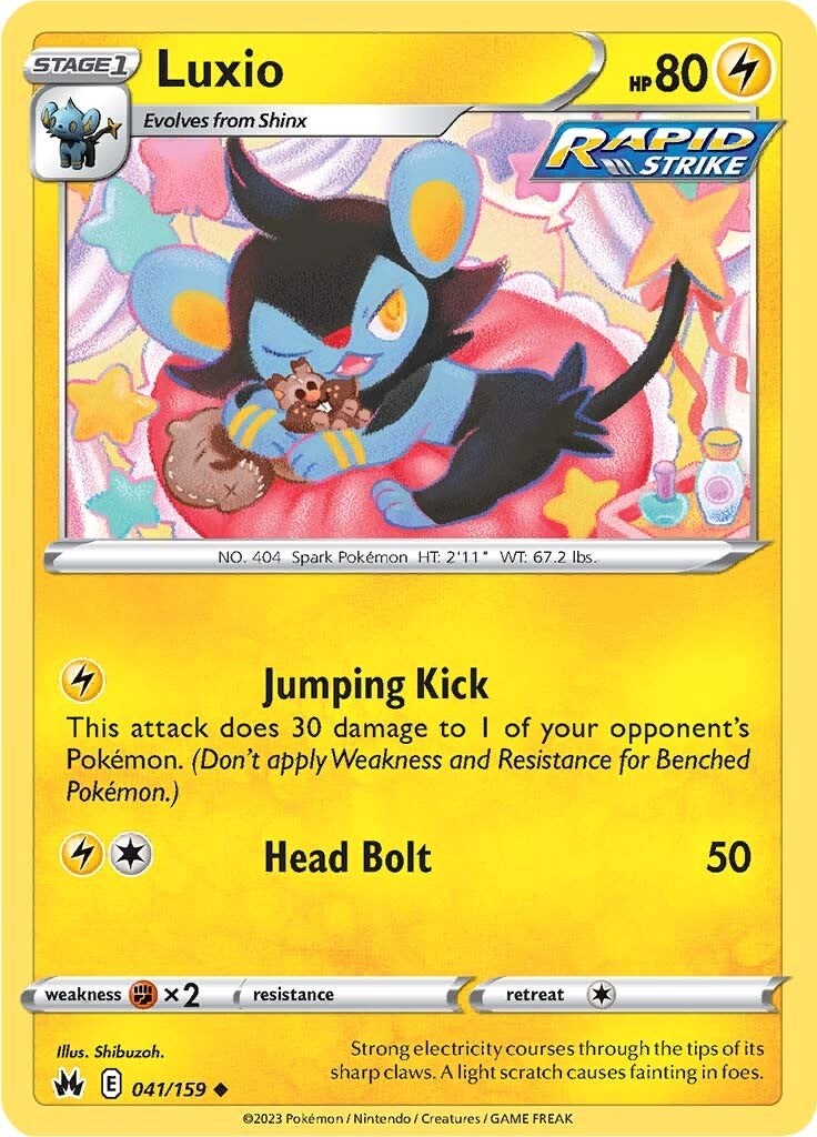 Luxio (041/159) (41) [Sword & Shield: Crown Zenith] | Jomio and Rueliete's Cards and Comics