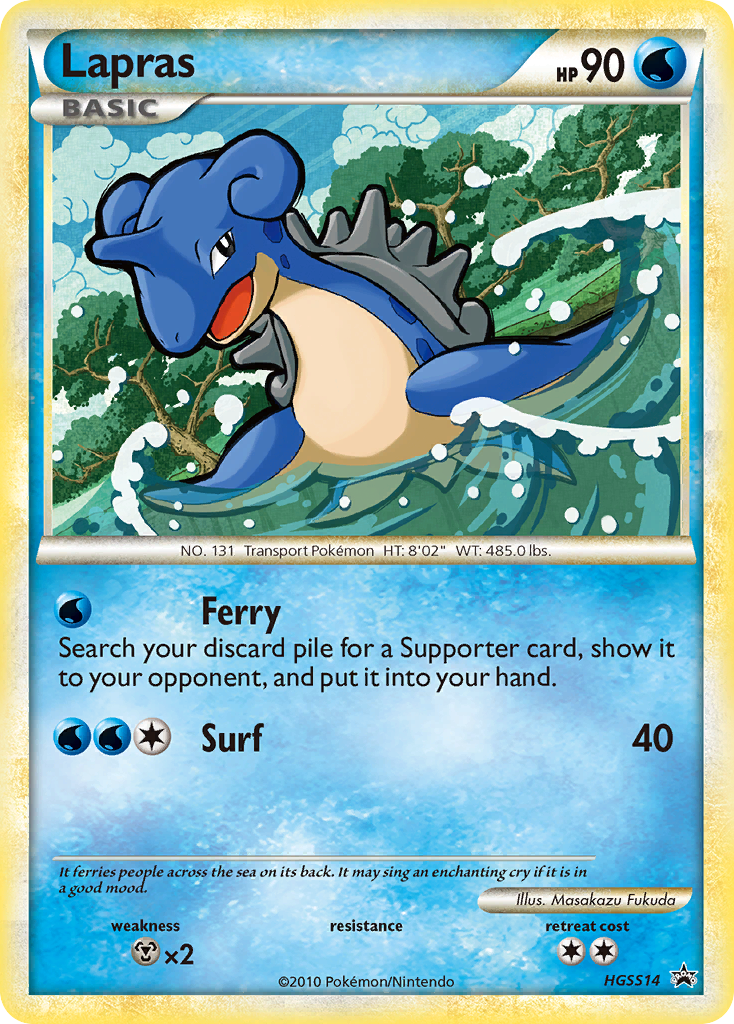 Lapras (HGSS14) [HeartGold & SoulSilver: Black Star Promos] | Jomio and Rueliete's Cards and Comics