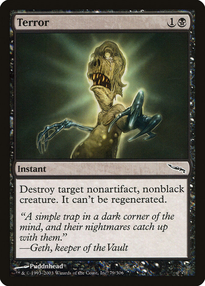 Terror [Mirrodin] | Jomio and Rueliete's Cards and Comics