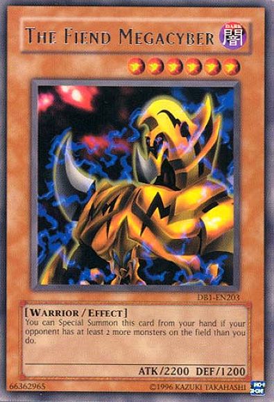 The Fiend Megacyber [DB1-EN203] Rare | Jomio and Rueliete's Cards and Comics