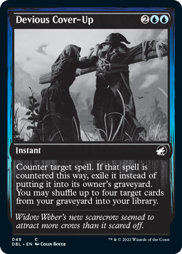 Devious Cover-Up [Innistrad: Double Feature] | Jomio and Rueliete's Cards and Comics