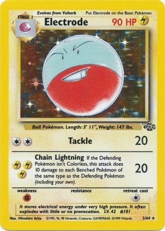 Electrode (2/64) [Jungle Unlimited] | Jomio and Rueliete's Cards and Comics
