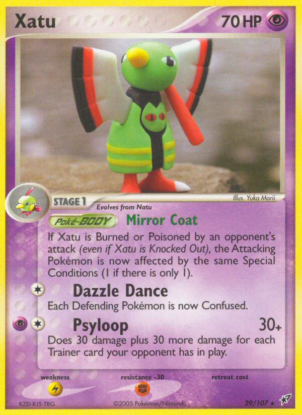 Xatu (29/107) [EX: Deoxys] | Jomio and Rueliete's Cards and Comics