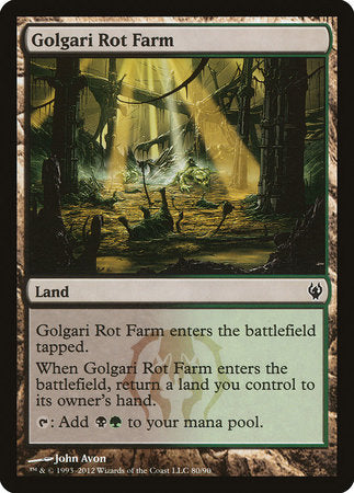 Golgari Rot Farm [Duel Decks: Izzet vs. Golgari] | Jomio and Rueliete's Cards and Comics