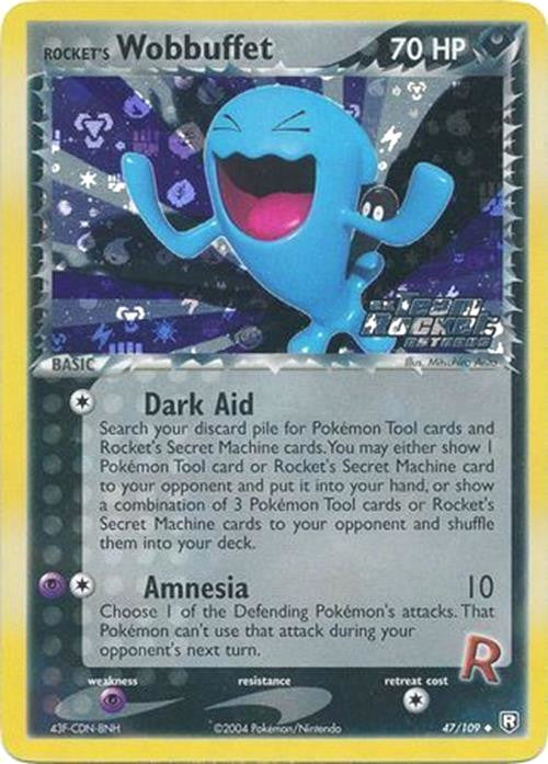 Rocket's Wobbuffet (47/109) (Stamped) [EX: Team Rocket Returns] | Jomio and Rueliete's Cards and Comics