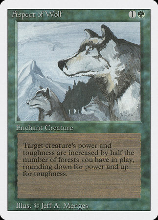 Aspect of Wolf [Revised Edition] | Jomio and Rueliete's Cards and Comics