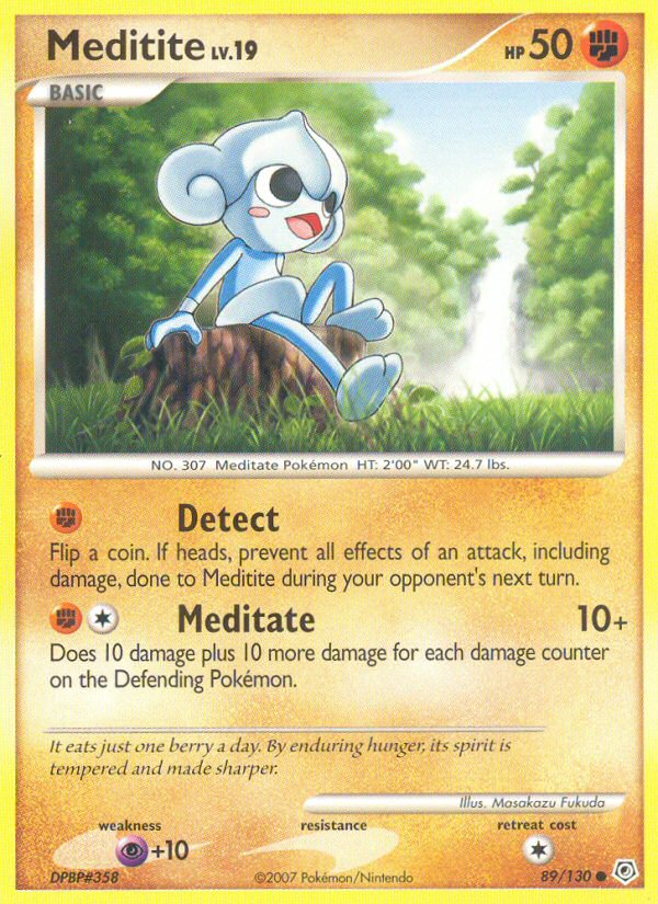 Meditite (89/130) [Diamond & Pearl: Base Set] | Jomio and Rueliete's Cards and Comics