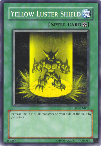 Yellow Luster Shield [DR2-EN037] Common | Jomio and Rueliete's Cards and Comics