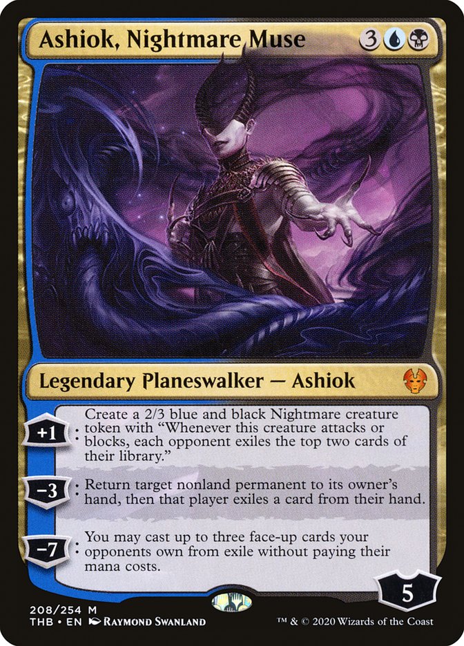 Ashiok, Nightmare Muse [Theros Beyond Death] | Jomio and Rueliete's Cards and Comics