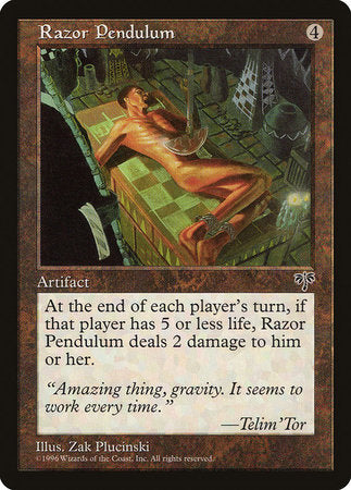 Razor Pendulum [Mirage] | Jomio and Rueliete's Cards and Comics
