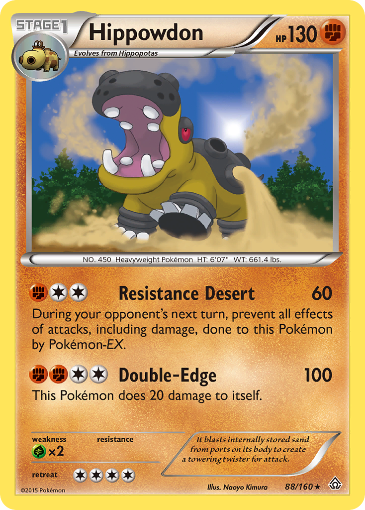 Hippowdon (88/160) [XY: Primal Clash] | Jomio and Rueliete's Cards and Comics