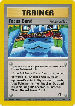 Focus Band (86/111) [Neo Genesis Unlimited] | Jomio and Rueliete's Cards and Comics