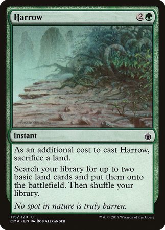 Harrow [Commander Anthology] | Jomio and Rueliete's Cards and Comics