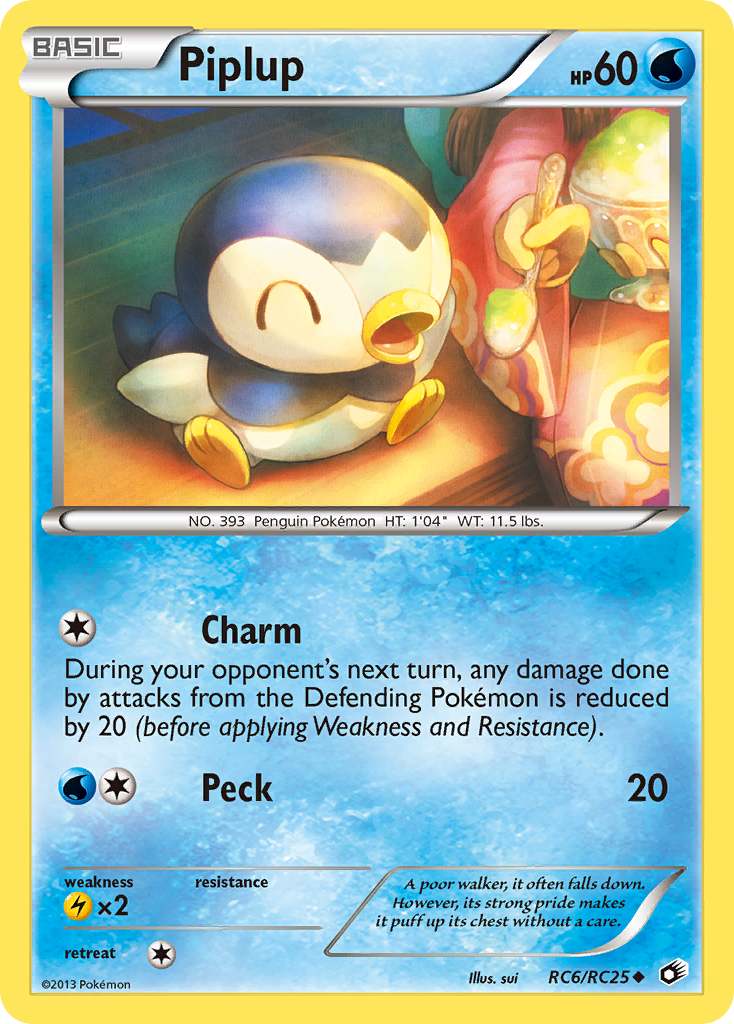 Piplup (RC6/RC25) [Black & White: Legendary Treasures] | Jomio and Rueliete's Cards and Comics