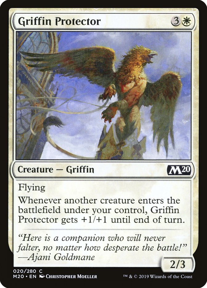 Griffin Protector [Core Set 2020] | Jomio and Rueliete's Cards and Comics