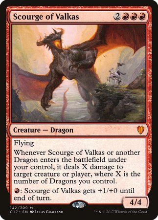 Scourge of Valkas [Commander 2017] | Jomio and Rueliete's Cards and Comics