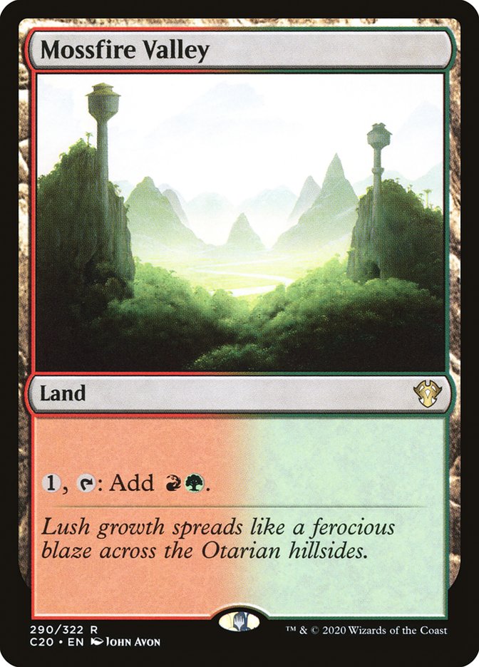 Mossfire Valley [Commander 2020] | Jomio and Rueliete's Cards and Comics