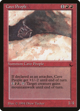 Cave People [The Dark] | Jomio and Rueliete's Cards and Comics