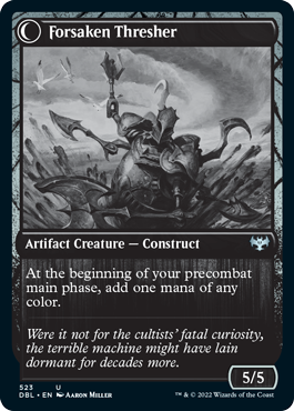 Foreboding Statue // Forsaken Thresher [Innistrad: Double Feature] | Jomio and Rueliete's Cards and Comics