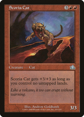 Scoria Cat [Prophecy] | Jomio and Rueliete's Cards and Comics