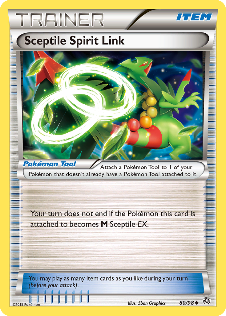 Sceptile Spirit Link (80/98) [XY: Ancient Origins] | Jomio and Rueliete's Cards and Comics