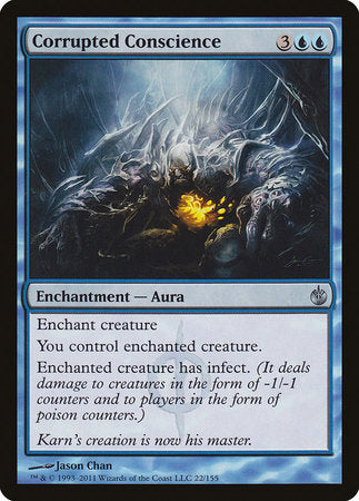 Corrupted Conscience [Mirrodin Besieged] | Jomio and Rueliete's Cards and Comics