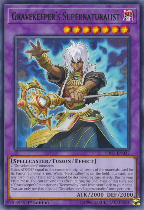 Gravekeeper's Supernaturalist [SOFU-EN035] Rare | Jomio and Rueliete's Cards and Comics