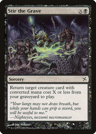Stir the Grave [Betrayers of Kamigawa] | Jomio and Rueliete's Cards and Comics