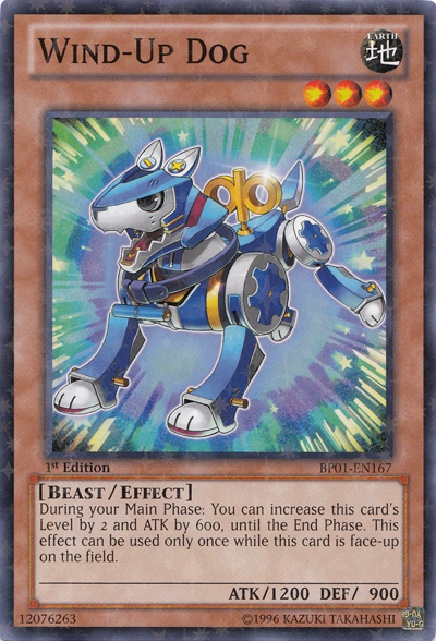 Wind-Up Dog [BP01-EN167] Starfoil Rare | Jomio and Rueliete's Cards and Comics