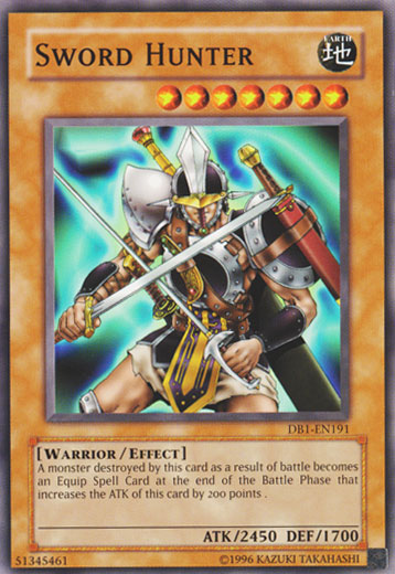 Sword Hunter [DB1-EN191] Common | Jomio and Rueliete's Cards and Comics