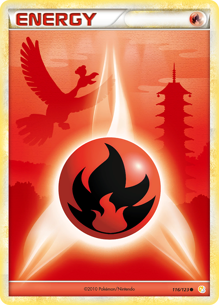 Fire Energy (116/123) [HeartGold & SoulSilver: Base Set] | Jomio and Rueliete's Cards and Comics