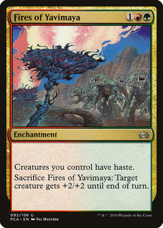 Fires of Yavimaya [Planechase Anthology] | Jomio and Rueliete's Cards and Comics