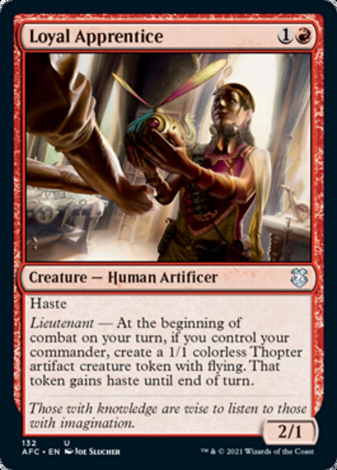 Loyal Apprentice [Dungeons & Dragons: Adventures in the Forgotten Realms Commander] | Jomio and Rueliete's Cards and Comics