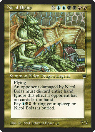 Nicol Bolas [Legends] | Jomio and Rueliete's Cards and Comics